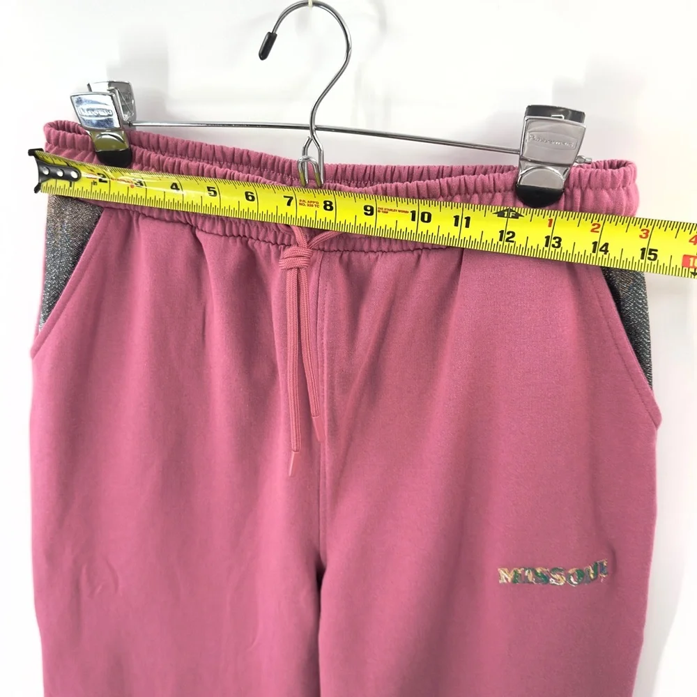 Missoni Wide Leg Sweatpants Womens Size Large Pink Lounge Comfy Pink Luxury